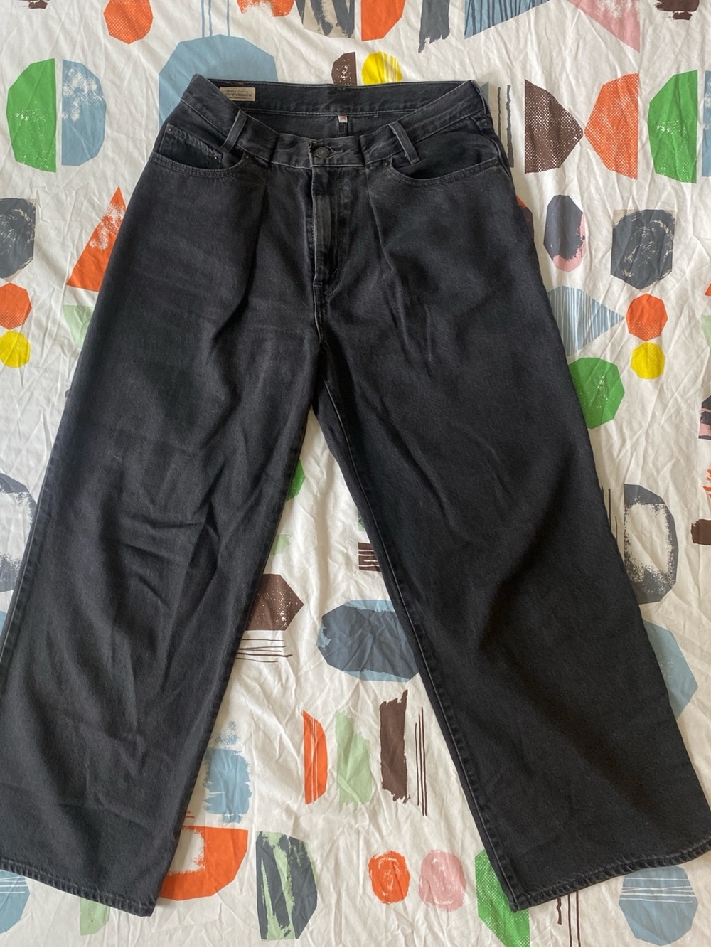 Levi's Black Baggy Dad Jean Sz28